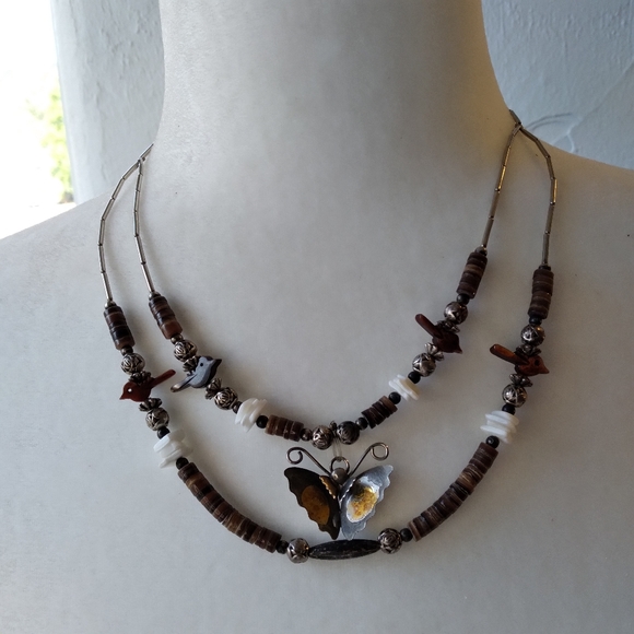 Vintage Sterling Silver Fetish Necklace - Picture 1 of 5